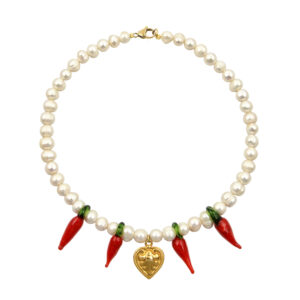 Sicily red peppers necklace