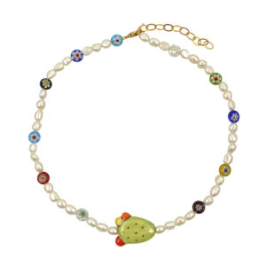 Fico d' india pearl necklace