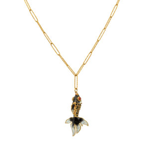 Lucky charm fish necklace