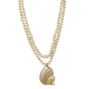 Elettra long pearl necklace