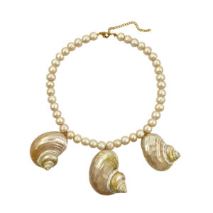 Elettra pearl seashell necklace