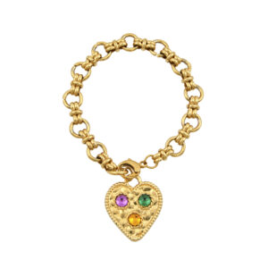 Vintage card bracelet