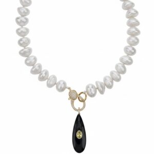 Amalfi gem pearl necklace