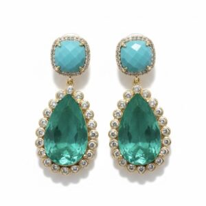 Portofino emerald earrings