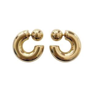 Capri glow hoop earrings