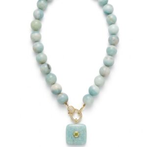 Aventurine Riviera gem necklace