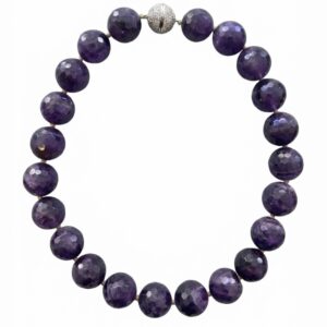 Deep Violet Amethyst necklace